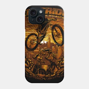 freeride mountain bike Phone Case