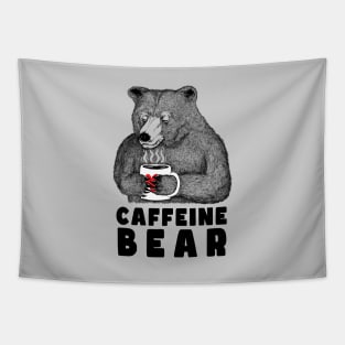 Caffeine Bear Tapestry
