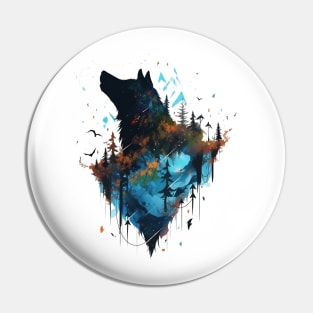 wolf Pin