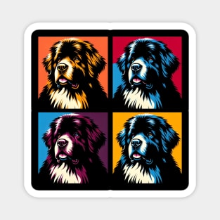 Newfoundland Dog Pop Art - Dog Lover Gifts Magnet