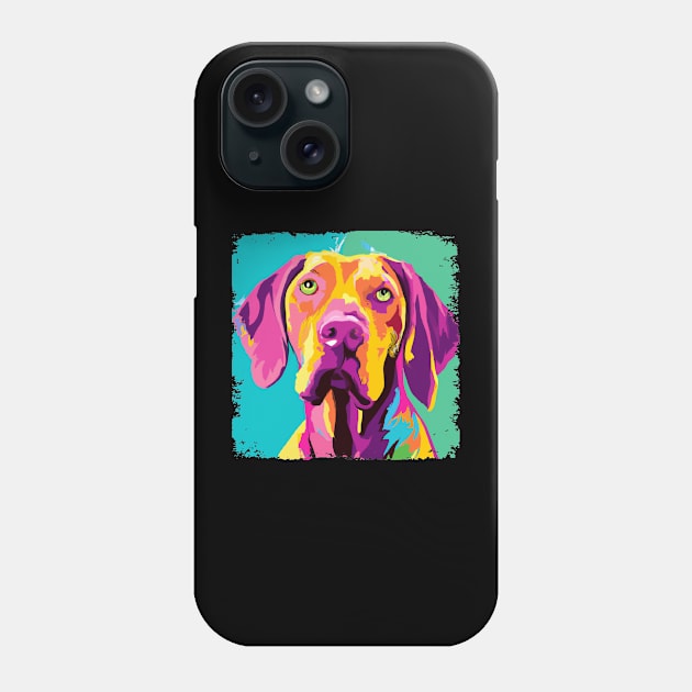 Vizsla Pop Art - Dog Lover Gifts Phone Case by PawPopArt