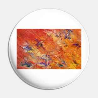 abstract art blue green red Pin