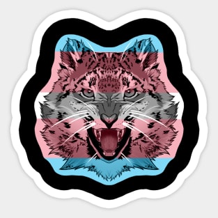 illustrated TIGER PRIDE series - (trans flag pride)