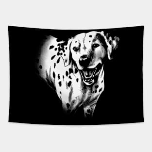 Dalmatian Dog Portrait Tapestry