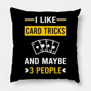 3 People Card Manipulation Trick Tricks Pillow