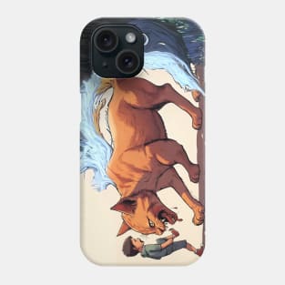 boy faces monster cat Phone Case