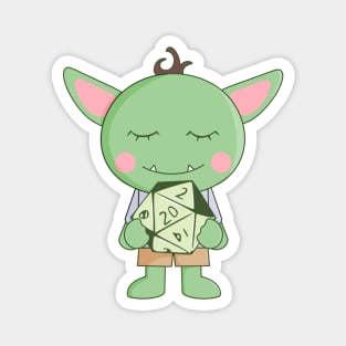 Kawaii Dice Goblin Magnet