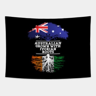 Australian Grown With Ivorian Roots - Gift for Ivorian With Roots From Ivory Coast Tapestry