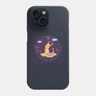 Capricorn zodiac sign Phone Case