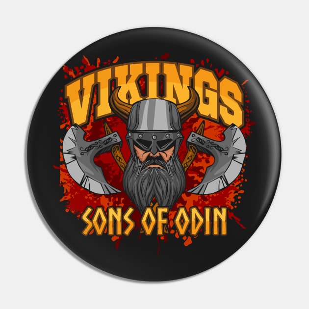 Vikings Sons Of Odin Pin by RadStar