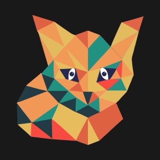 Geometric cat T-Shirt