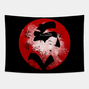 Classic Japanese Geisha for Japan Lovers Tapestry