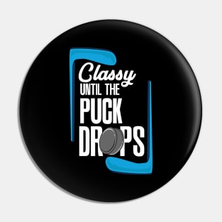 Ice Hockey Player Girl Goalie Team Gift Idea Pin