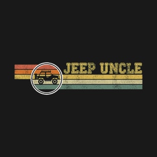 Jeep Uncle Jeep Men Vintage Jeep Retro Jeep Sunset Jeep Jeeps Lover Jeep Dad Jeep Papa T-Shirt