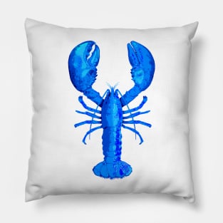 Blue Lobster Pillow