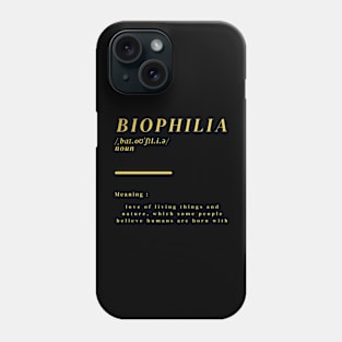 Word Biophilia Phone Case