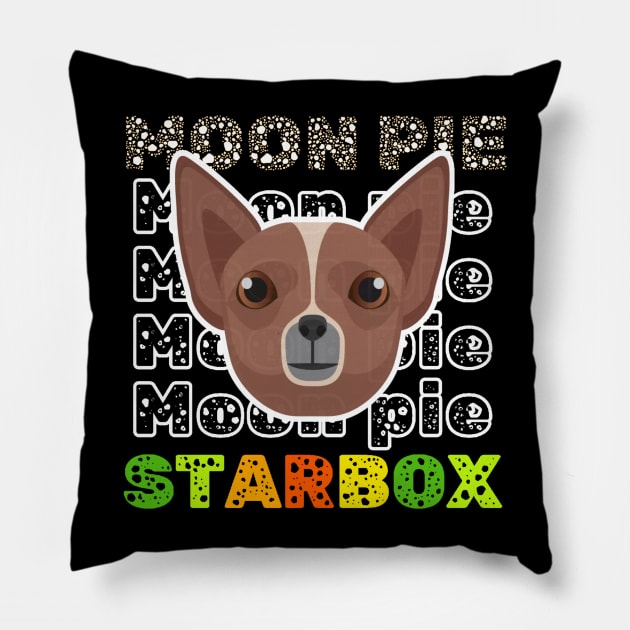 Moonpie starbox Pillow by RoseaneClare 