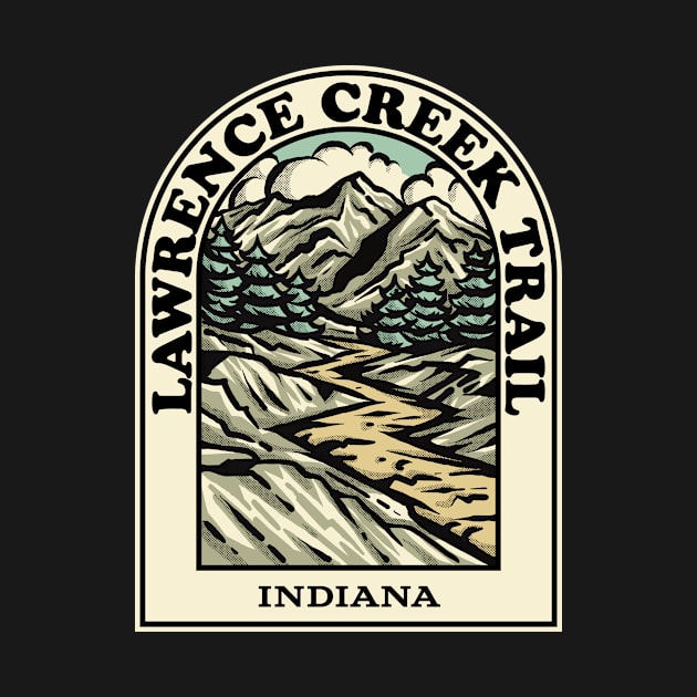 Lawrence Creek Trail Indiana hiking backpacking trail by HalpinDesign