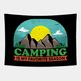 Camping is my favorite Season Tapestry