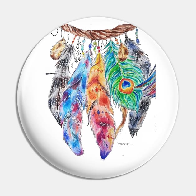 Watercolor feathers Pin by veronicalucy