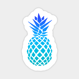 Blue Pineapple Design Magnet