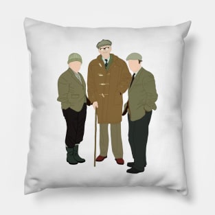 Compo, Clegg and Foggy, Last of the Summer Wine Pillow