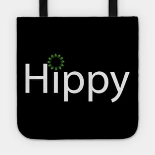 Hippy artistic text design Tote