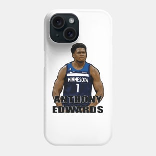 Anthony Edwards - basketball nba minnesota timberwolves minnesota timberwolves basketball playerkarl anthony towns sports ball basketball designs basketball lover basketball gift basketball fan gift idea basketball basketball basketball Phone Case