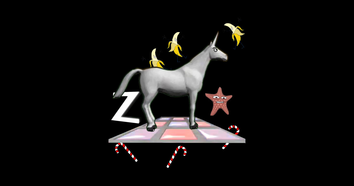 Charlie The Banana King Charlie The Unicorn Sticker TeePublic