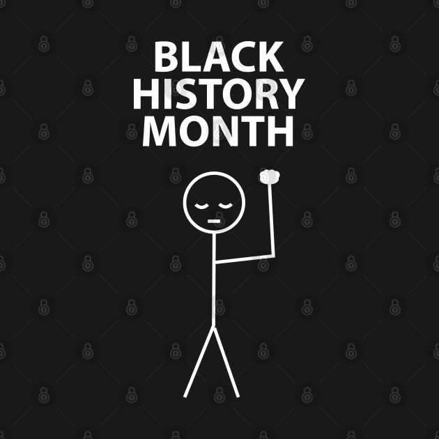 Black History Month Stick Figure Stickman by blackartmattersshop