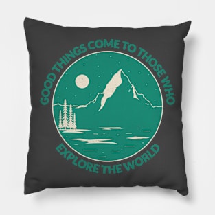 Explore The World Pillow