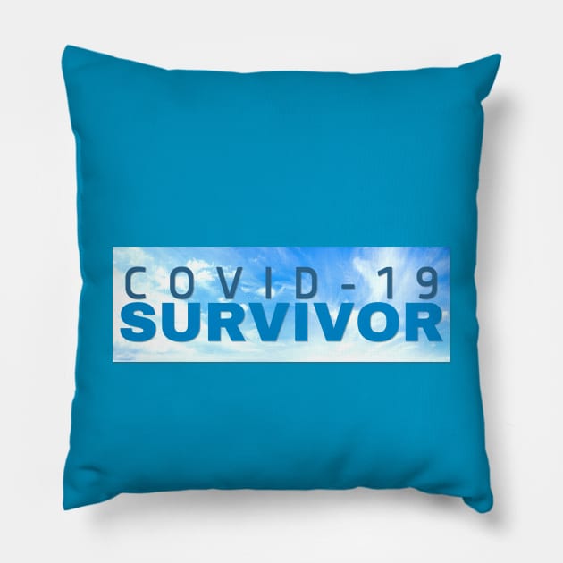 Covid-19 Survivor Pillow by Clutterbooke