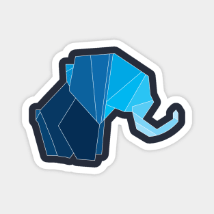 Blue Elephant Magnet