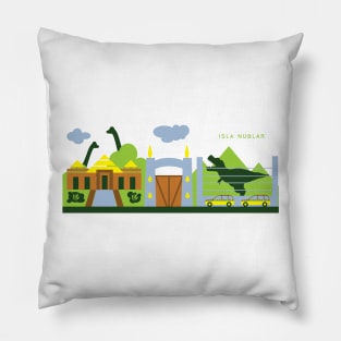 Isla Nublar Pillow