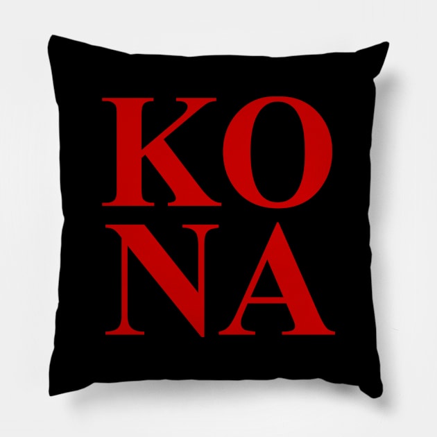 KONA SWIM BIKE RUN TRIATHLON Pillow by ndnc