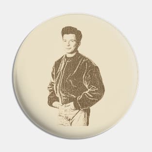 Vintage- Rick Astley 80s Pin