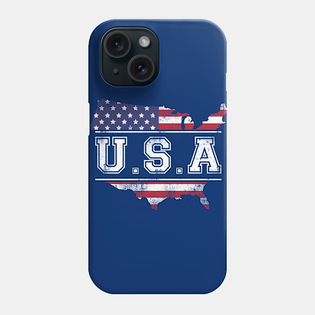 Flag USA independence day Phone Case by Giraroad