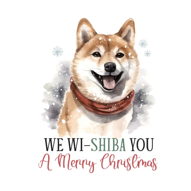 Shiba Inu Cute Christmas Gift, Pun Quote Meme Humor by ThatVibe