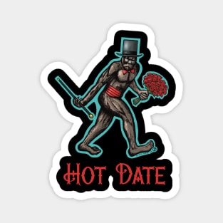 Hot Date Bigfoot Magnet