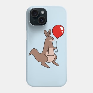 Red Balloon Kangaroo Phone Case