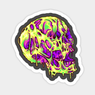 Melty Skull Magnet