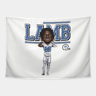 Ceedee Lamb Dallas Cartoon Tapestry