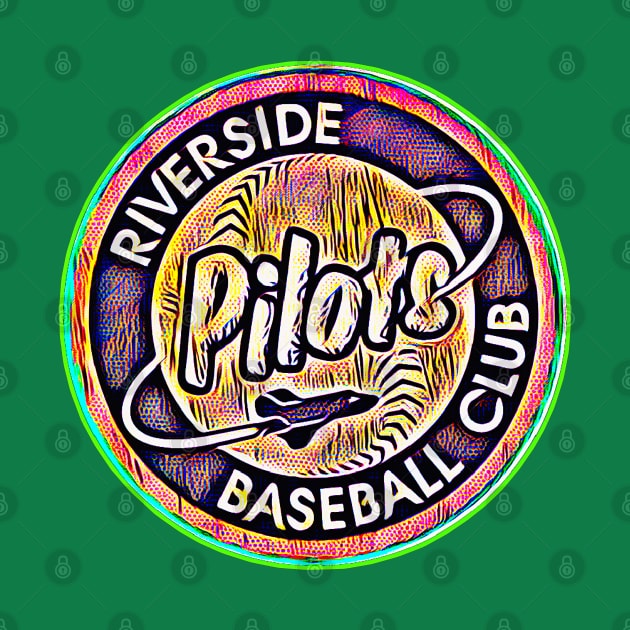 Riverside Pilots Baseball by Kitta’s Shop