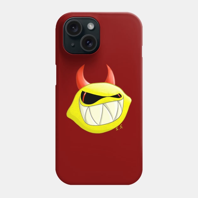 Lemon Demon Logo Phone Case by The Cat that Draws