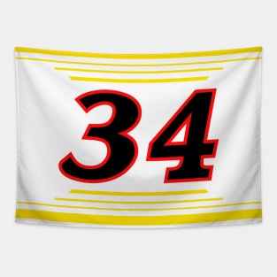 Michael McDowell #34 2024 NASCAR Design Tapestry