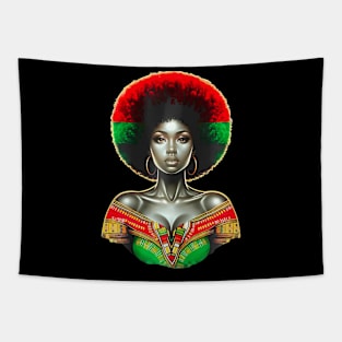Heritage Hue Collection Natural  Black Woman Tapestry
