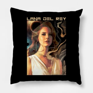 lana del rey unofficial merch by svkarnoprodvktion Pillow