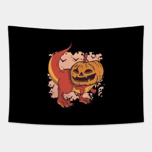 Pumpkin Dinosaur Tapestry