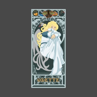 Odette - art nouveau - Swan Princess T-Shirt