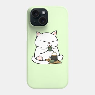 Chubby Cat Tea Phone Case